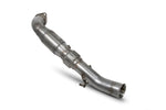 Scorpion Downpipe with High-Flow Sports Cat for Ford Focus RS (MK3)