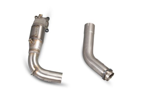 Scorpion Downpipe with High-Flow Sports Cat for Honda Civic Type R (FK2)