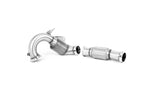 Milltek Sport Downpipe with High Flow Sports Cat for Mercedes A45, A45S, CLA45, CLA45S AMG (W177/C118, GPF)